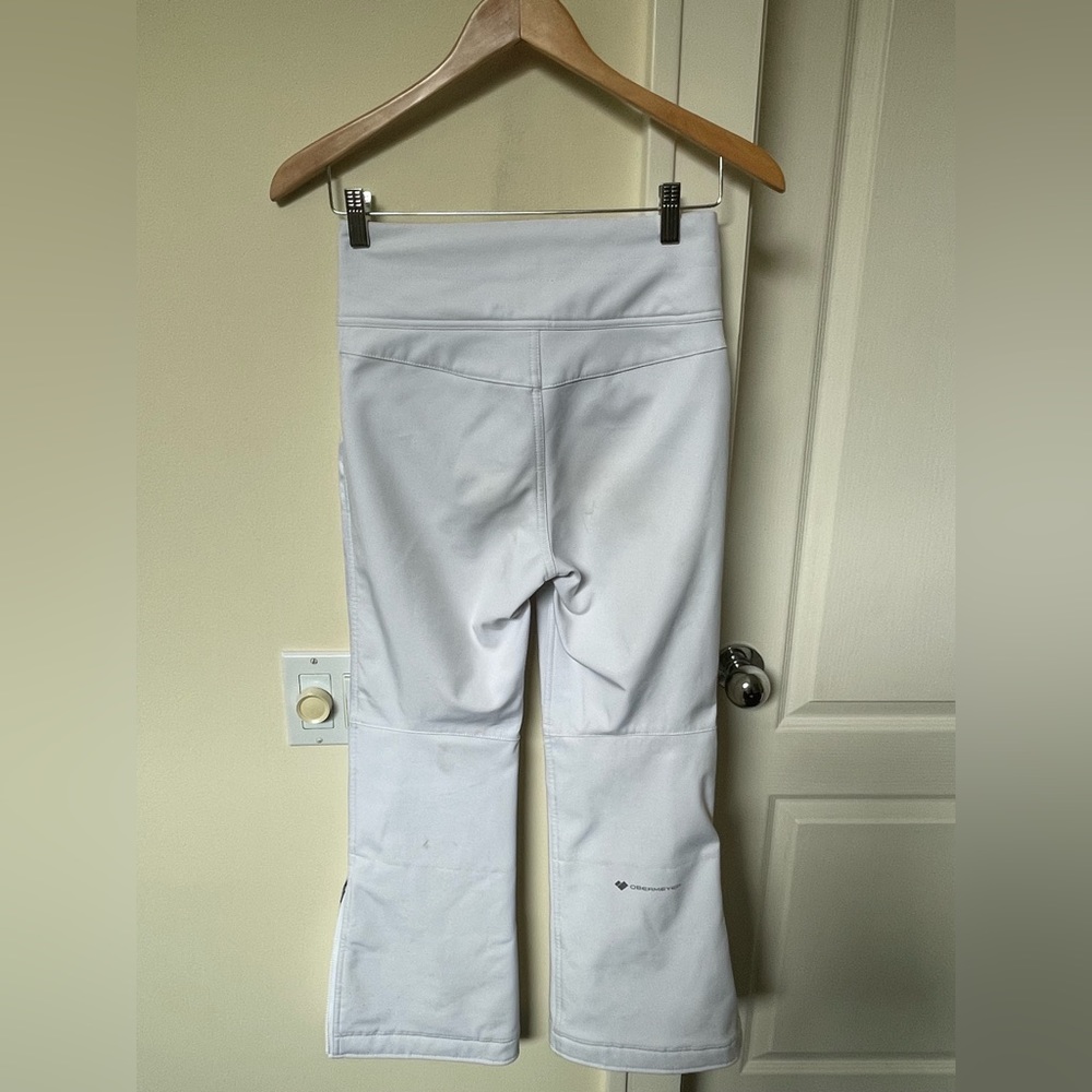 Obermeyer white ski pants size TEEN M 10-12